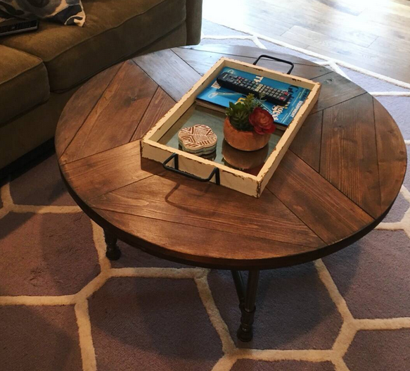 Round Wood Coffee Tables Home Decor, Home Goods Furniture Coffee Tables