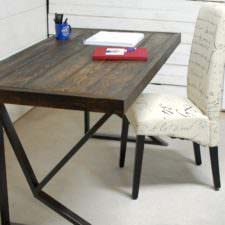 Somerset Modern Wood Desk