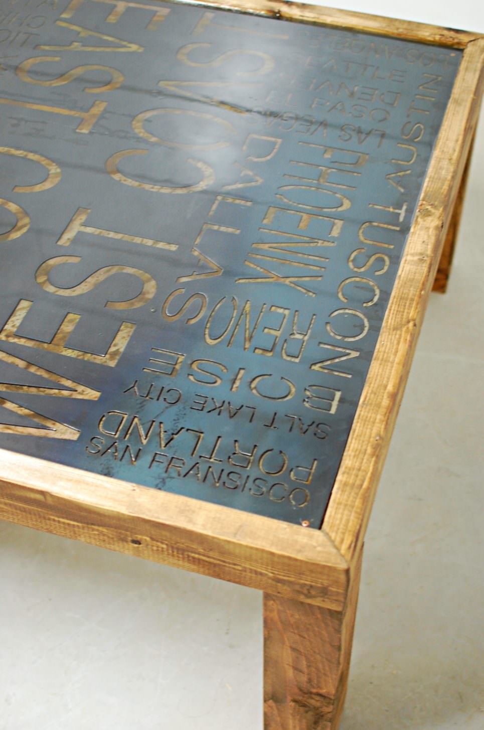 Sayer Typography Coffee Table